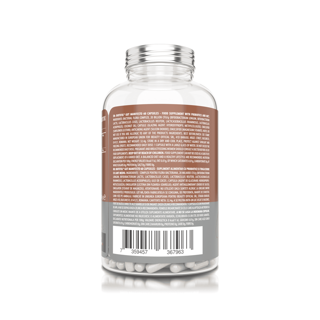 BIOTIFUL - GUT MANIFESTO -  60 cps